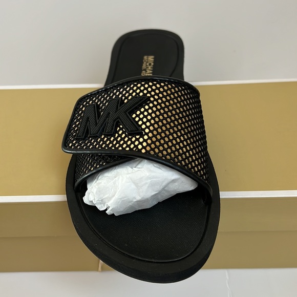 Michael Kors Palmer Slide Net Mesh Sandals Slipper - Picture 3 of 5